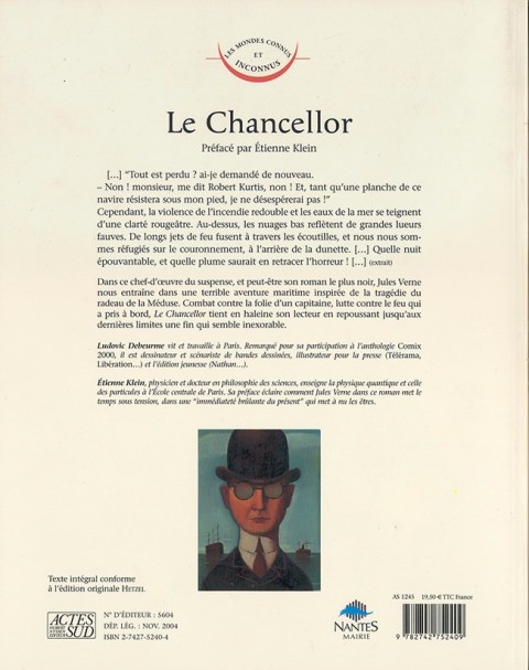 Verso de l'album Le Chancellor