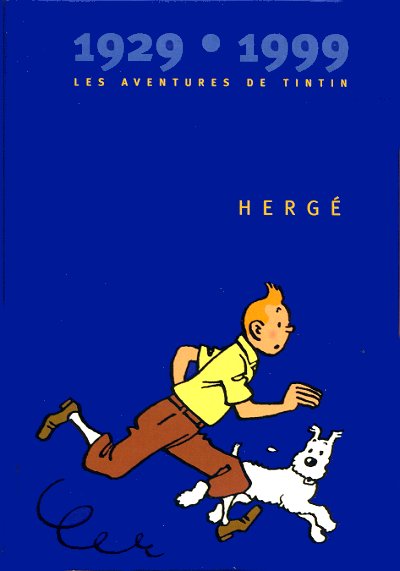 Couverture de l'album Tintin Les aventures de Tintin 1929-1999 (Coffret 70ème anniversaire)