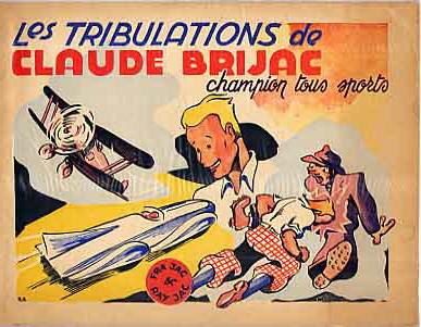 Couverture de l'album Les tribulation de Claude Brijac Champion tous sports