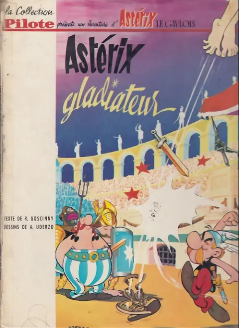 Couverture de l'album Astérix Tome 4 Astérix gladiateur