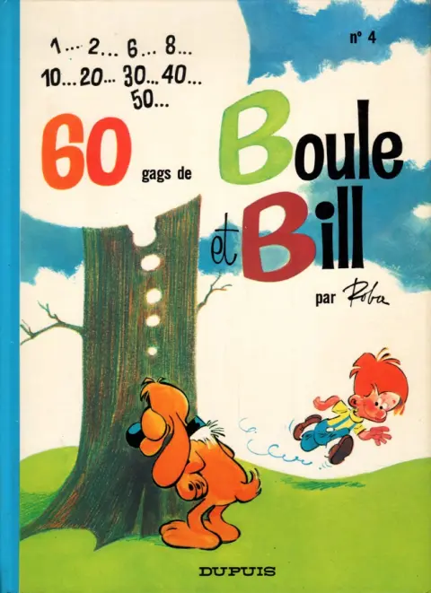 Couverture de l'album Boule & Bill Tome 4 60 gags de Boule et Bill