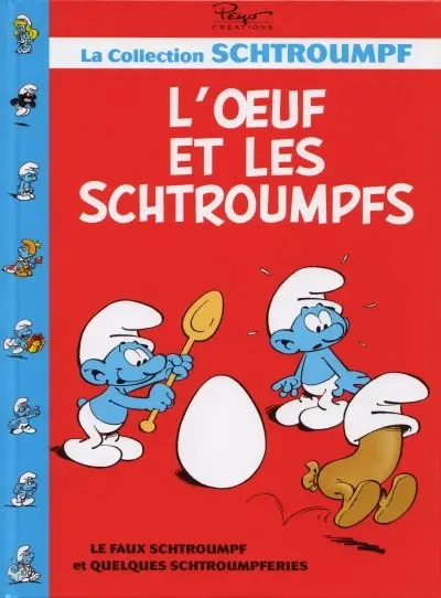 Couverture de l'album Les Schtroumpfs Tome 4 L'œuf et les schtroumpfs