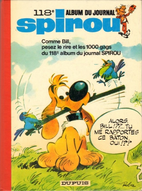 Couverture de l'album Le journal de Spirou Album 118