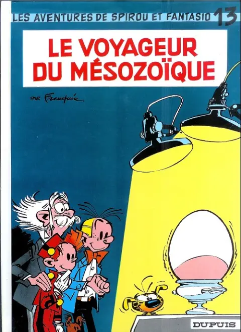 Couverture de l'album Spirou et Fantasio Tome 13 Le voyageur du mésozoïque