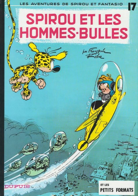 Couverture de l'album Spirou et Fantasio Tome 17 Spirou et les hommes-bulles