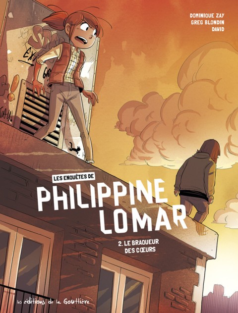 Couverture de l'album Les enquêtes polar de Philippine Lomar 2 Le braqueur des coeurs