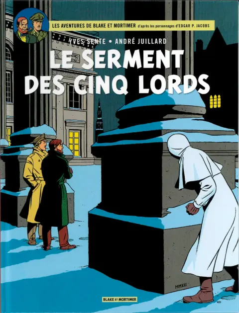 Couverture de l'album Blake et Mortimer Tome 21 Le Serment des cinq lords