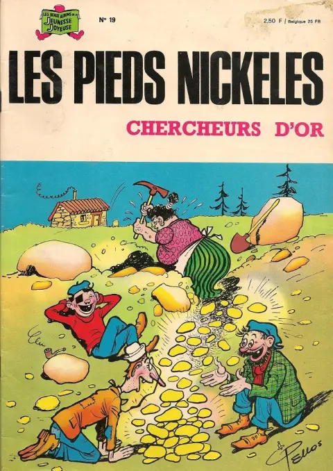 Couverture de l'album Les Pieds Nickelés Tome 19 Les Pieds Nickelés chercheurs d'or