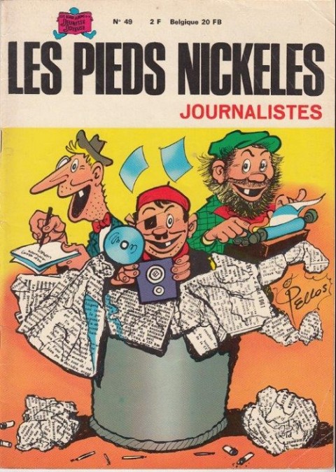 Couverture de l'album Les Pieds Nickelés Tome 49 Les Pieds Nickelés journalistes