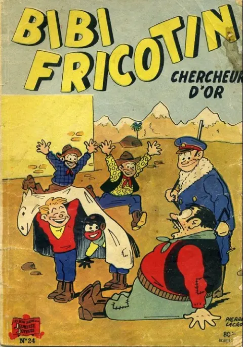 Bibi Fricotin 2e Série - Societé Parisienne d'Edition Tome 24 Bibi Fricotin chercheur d'or