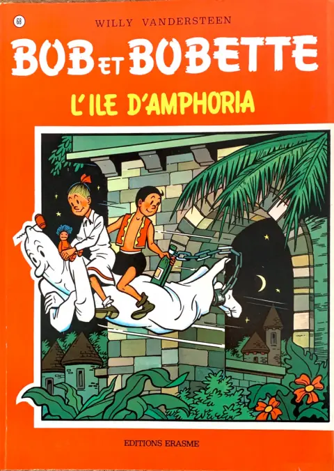 Couverture de l'album Bob et Bobette Tome 68 L'île d'Amphoria