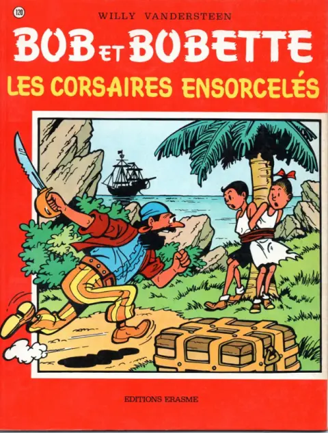 Couverture de l'album Bob et Bobette Tome 120 Les corsaires ensorcelés