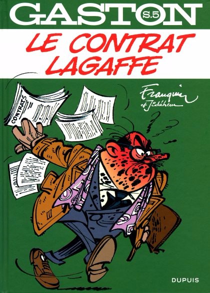 Couverture de l'album Gaston Hors-série Tome 5 Le contrat Lagaffe