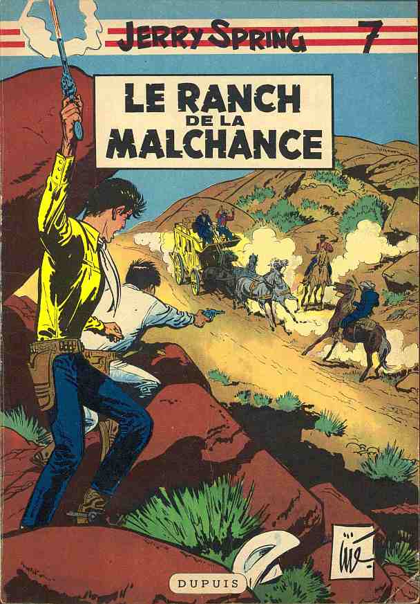 Couverture de l'album Jerry Spring Tome 7 Le ranch de la malchance