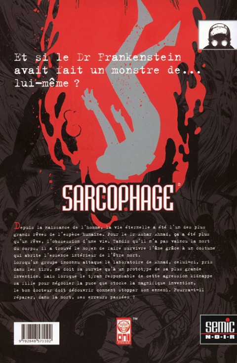 Verso de l'album Sarcophage