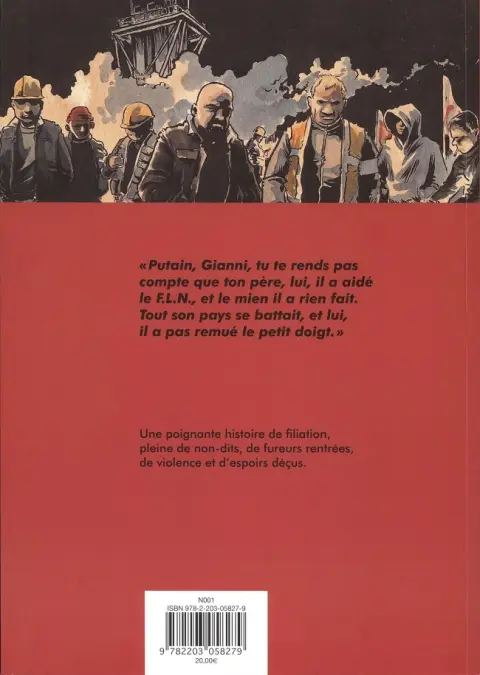 Verso de l'album Le Silence de Lounès