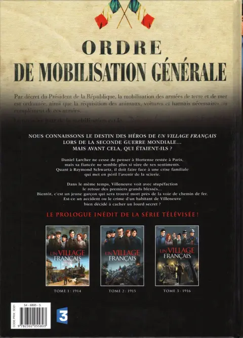 Verso de l'album Un village français Tome 3 1916