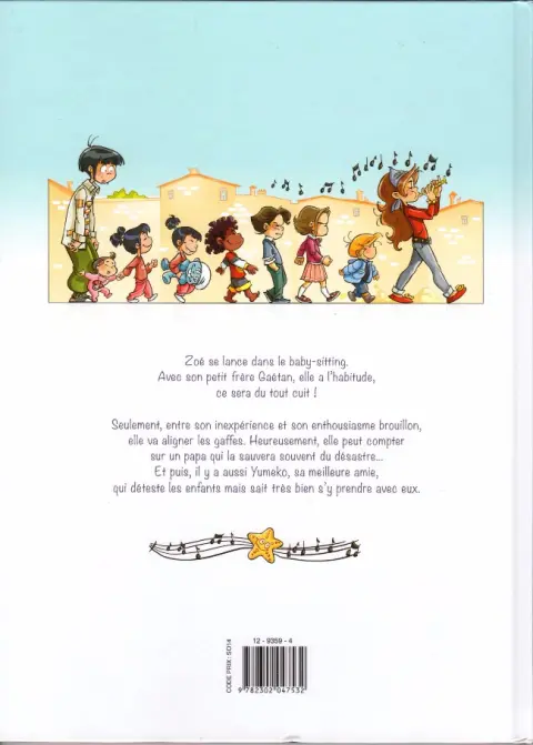 Verso de l'album Zoé baby-sitter 1 C'est pas moi !