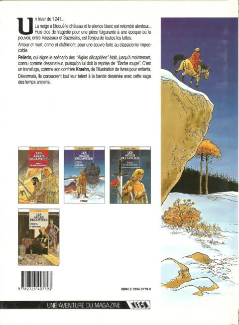 Verso de l'album Les Aigles décapitées Tome 2 L'héritier sans nom