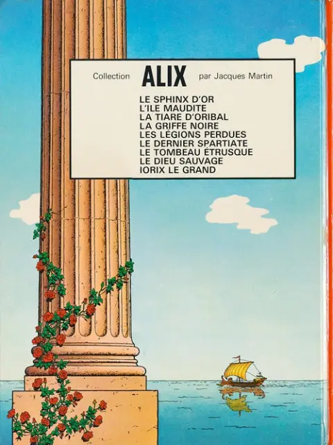 Verso de l'album Alix Tome 9 Le Dieu sauvage