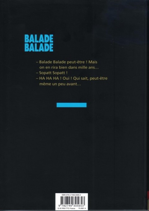 Verso de l'album Balade Balade