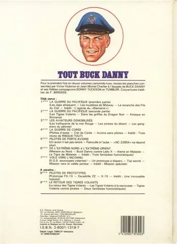 Verso de l'album Tout Buck Danny Tome 6 De l'Extrême-Nord à l'Extrême-Orient