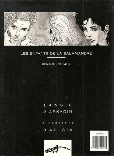 Verso de l'album Les Enfants de la Salamandre Tome 2 Arkadin