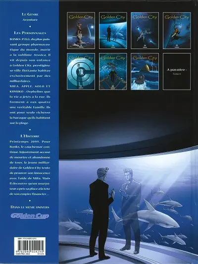 Verso de l'album Golden City Tome 2 Banks contre Banks