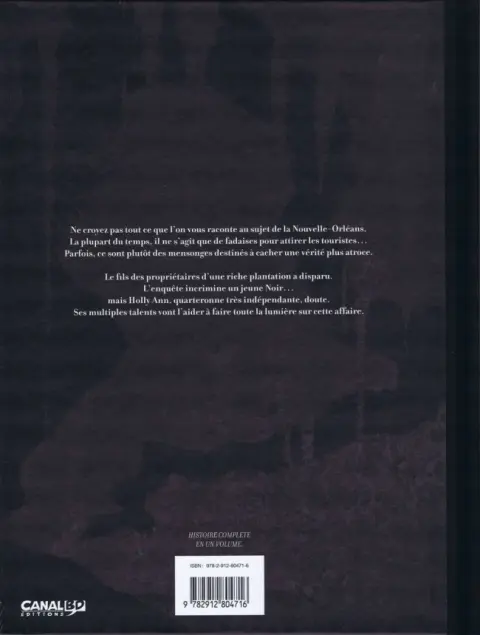 Verso de l'album Holly Ann Tome 1 La Chèvre sans cornes