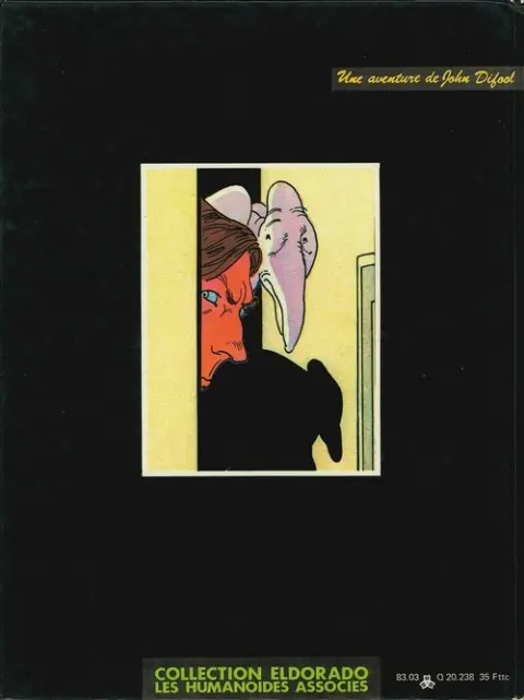 Verso de l'album L'Incal Tome 2 L'Incal Lumière