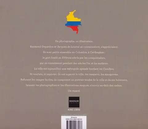 Verso de l'album Magnum Photos Carthagène