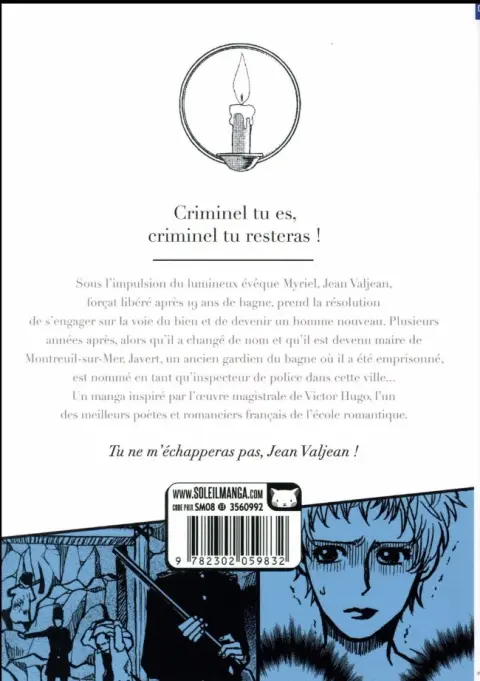 Verso de l'album Les Misérables