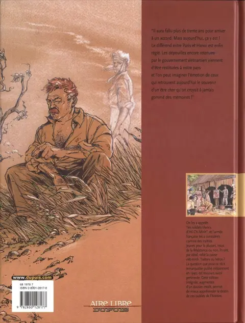 Verso de l'album Les Oubliés d'Annam Edition intégrale