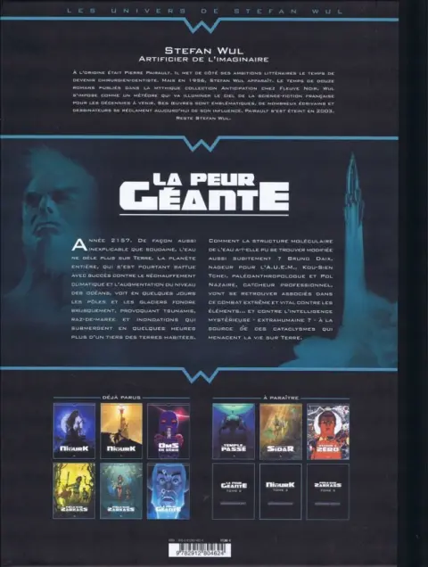 Verso de l'album La Peur géante Tome 1 La révolte des océans