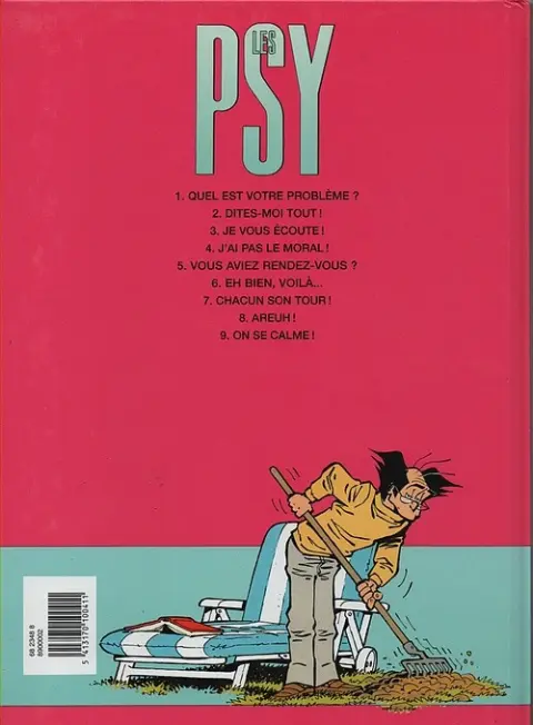 Verso de l'album Les Psy Tome 5 Vous aviez rendez-vous ?