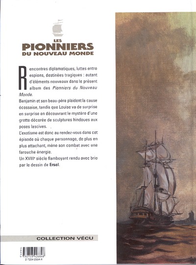 Verso de l'album Les Pionniers du Nouveau Monde Tome 11 Le piège de la Rochelle