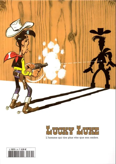 Verso de l'album Lucky Luke La collection Tome 34 Hors-la-loi