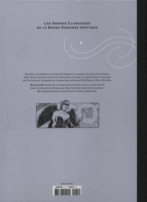 Verso de l'album Les Grands Classiques de la Bande Dessinée Érotique - La Collection Tome 81 Ex-libris Eroticis - Tome 4