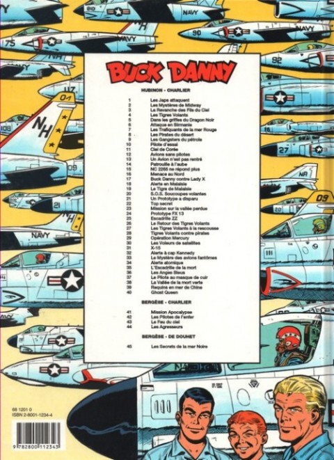 Verso de l'album Buck Danny Tome 38 La vallée de la mort verte