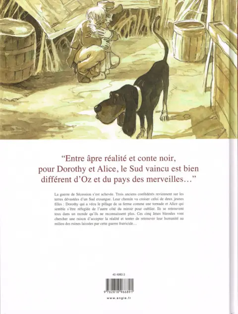 Verso de l'album Après l'Enfer Tome 1 Le jardin d'Alice