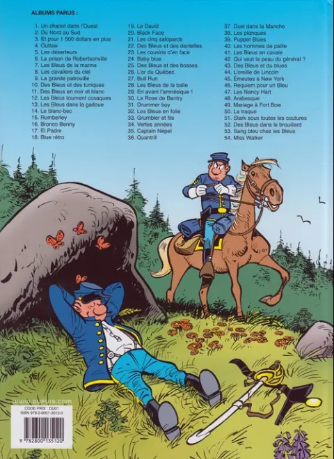 Verso de l'album Les Tuniques Bleues Tome 48 Arabesque