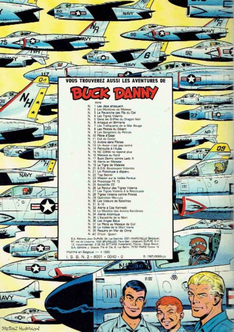 Verso de l'album Buck Danny Tome 3 La revanche des fils du ciel