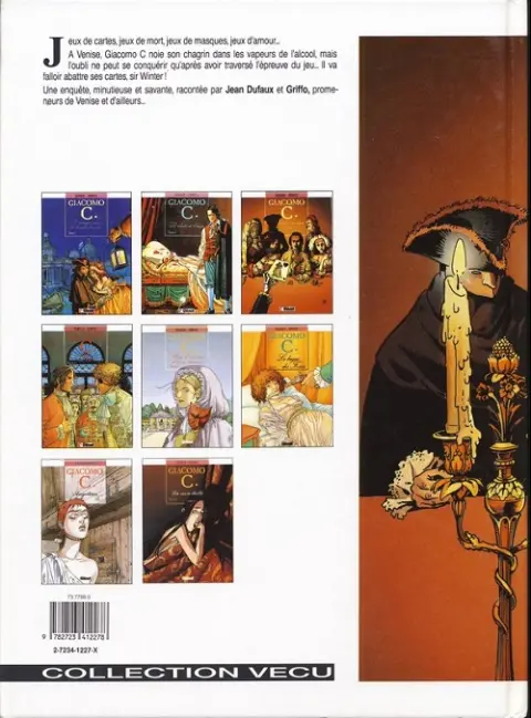 Verso de l'album Giacomo C. Tome 3 La dame au cœur de suie