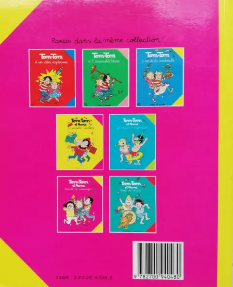 Verso de l'album Tom-Tom et Nana Tome 6 Bande de sauvages !
