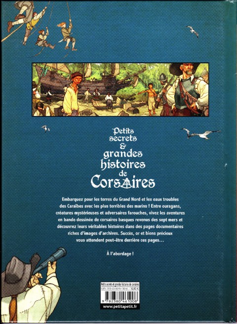 Verso de l'album Petits secrets & grandes histoires de Corsaires