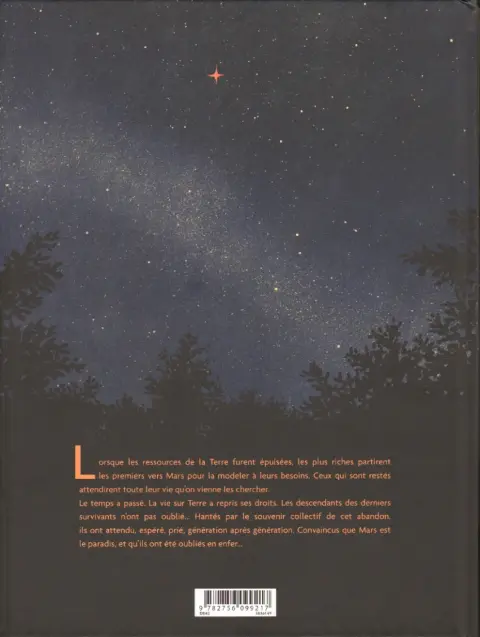 Verso de l'album Le culte de Mars