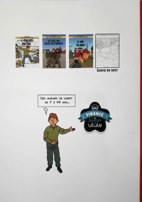 Verso de l'album Les aventures d'Elias Tome 1 Le vol du bleu de france