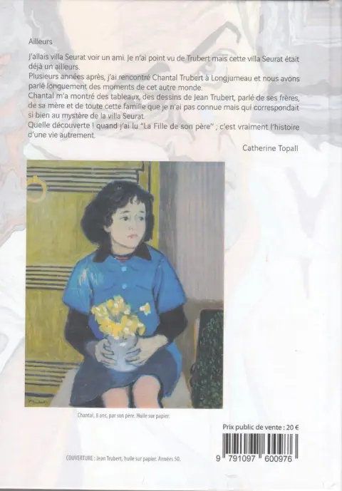 Verso de l'album La fille de mon père