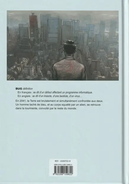Verso de l'album Bug Livre 2