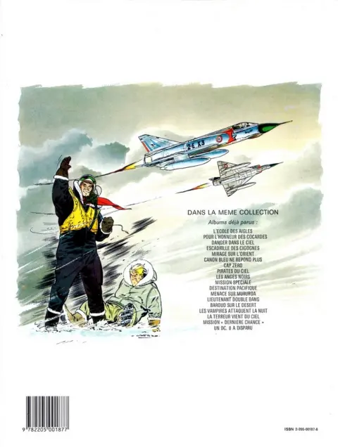 Verso de l'album Tanguy et Laverdure Tome 6 Canon bleu ne répond plus